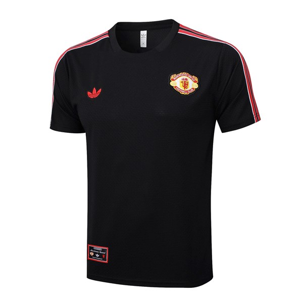 Camiseta Entrenamiento Manchester United 2025/26 Negro 3